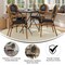 Flash Furniture Marseille Thonet French Bistro Stacking Chair w/Arms, Black Textilene/Bamboo Print Alum Frame, 4PK 4-SDA-AD642002A-TXT-BK-NAT-GG - alternate 5
